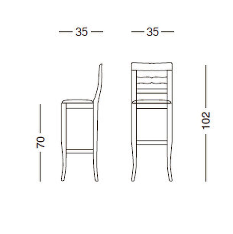 Барный стул Airone от TONIN CASA, TC.BST.CC.57