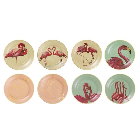 Декоративный элемент Plates Flamingo (8 штук) от EICHHOLTZ, EH.DEL.ACC.1043
