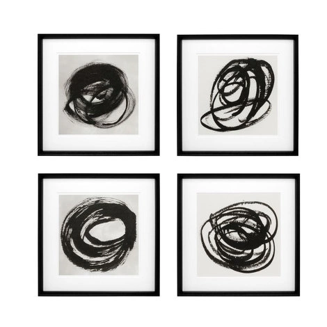 Комплект из четырех картин Black & White Collection от EICHHOLTZ, EH.PCT.ACC.559