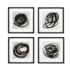 Комплект из четырех картин Black & White Collection