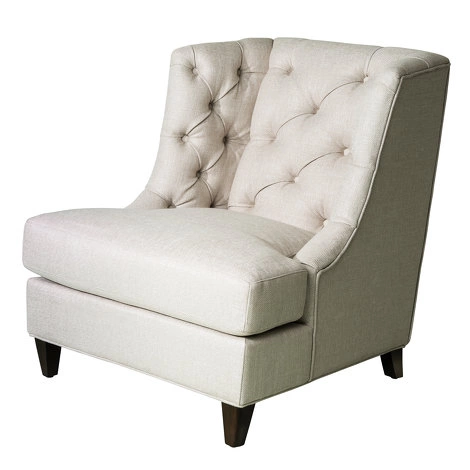 Кресло отделка шпон махагона C, ткань кремовая рогожка от FRATELLI BARRI, FB.ACH.MES.187