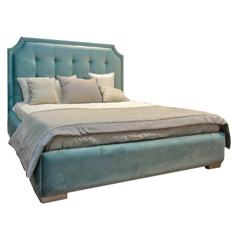 Кровать с решеткой отделка ткань Velour 220-08 от FRATELLI BARRI, FB.BD.SLN.5