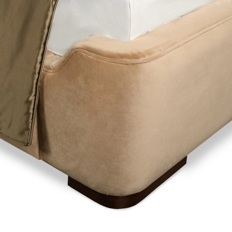 Кровать с подъемным механизмом отделка ткань Velour 220-06 от FRATELLI BARRI, FB.BD.SLN.711