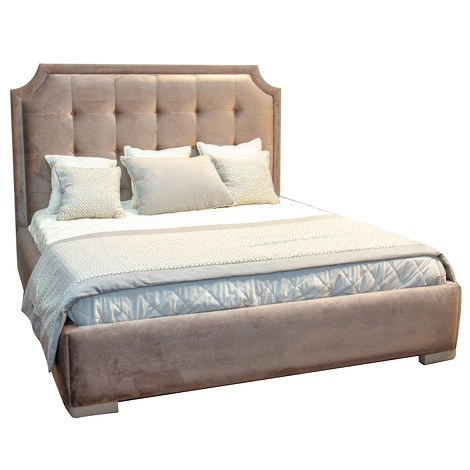 Кровать с решеткой отделка ткань Velour-42 от FRATELLI BARRI, FB.BD.SLN.1