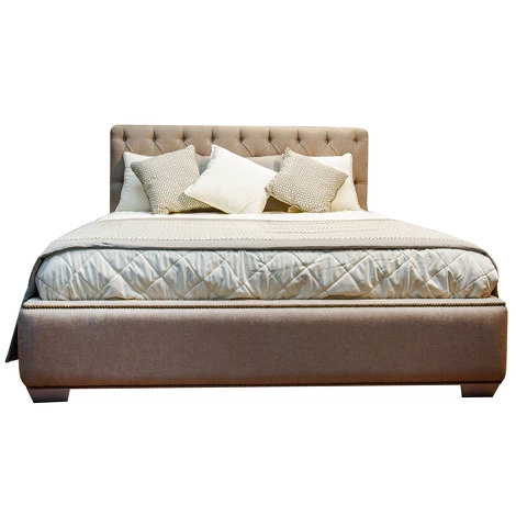 Кровать с решеткой отделка ткань Chenille-709 от FRATELLI BARRI, FB.BD.SLN.8