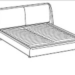 Кровать с решеткой Bend