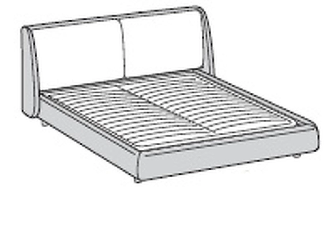 Кровать с решеткой Bend mix от DITRE ITALIA, DT.BD.RX.86
