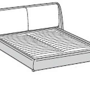 Кровать с решеткой Bend mix