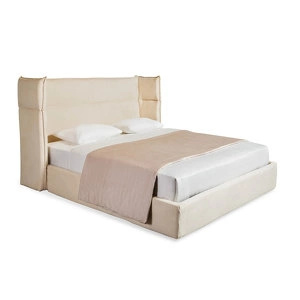 Кровать с решеткой Bonita отделка ткань Suede TL 038