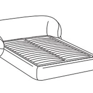 Кровать с решеткой Clip