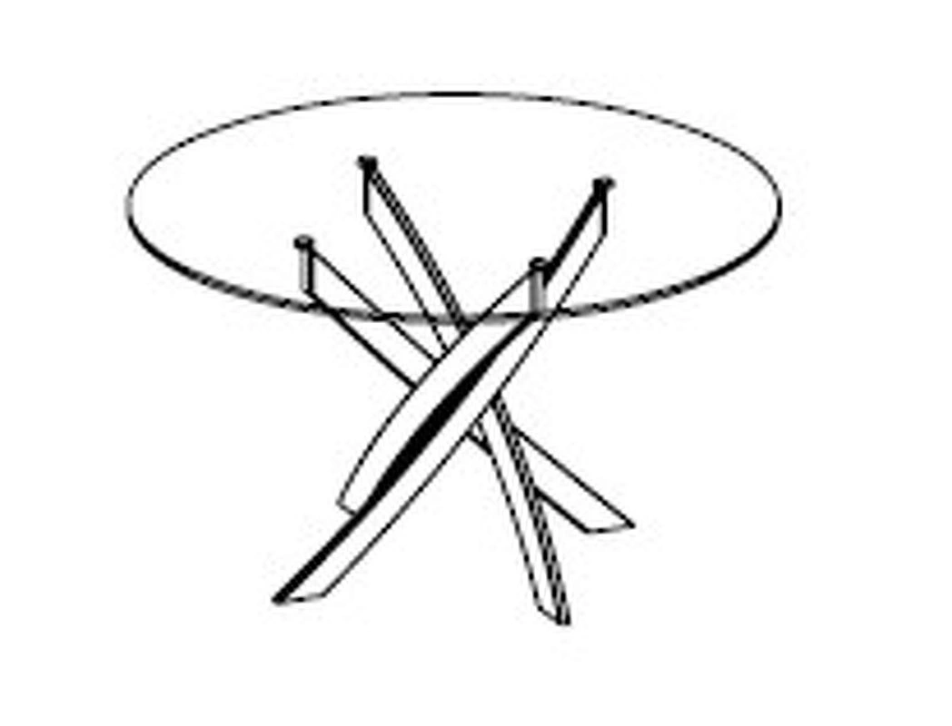 Обеденный стол Barone от BONTEMPI CASA, BP.DT.BP.291
