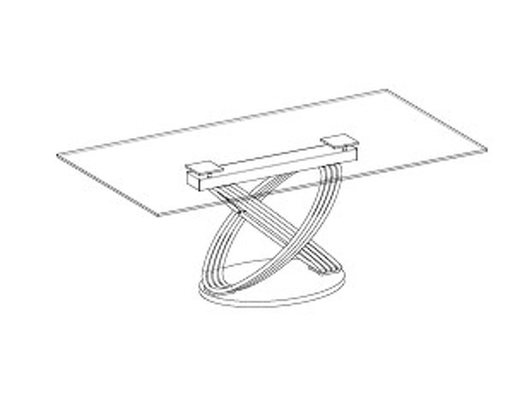 Обеденный стол Fusion от BONTEMPI CASA, BP.DT.BP.663