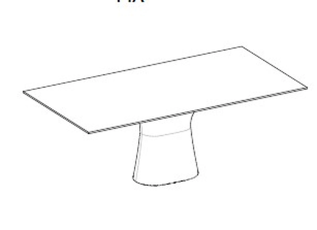 Обеденный стол Podium от BONTEMPI CASA, BP.DT.BP.933