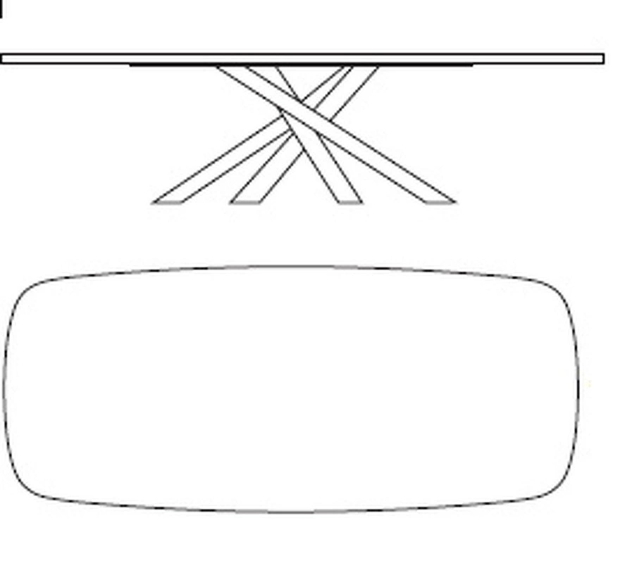 Обеденный стол Style от TONIN CASA, TC.DT.MO.1249