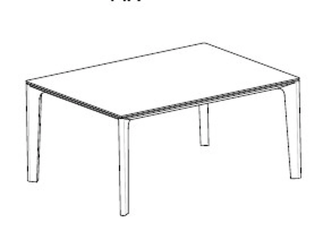 Обеденный стол Versus от BONTEMPI CASA, BP.DT.BP.953