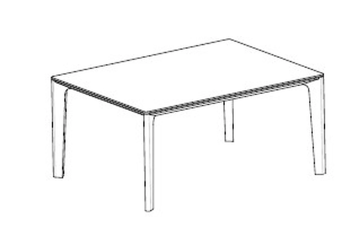 Обеденный стол Versus от BONTEMPI CASA, BP.DT.BP.955