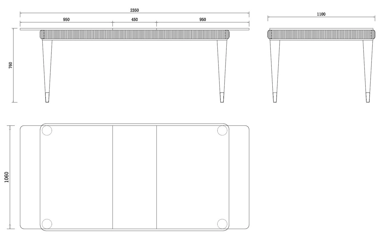 Обеденный стол раздвижной отделка серебро A-L от FRATELLI BARRI, FB.DT.RIM.699
