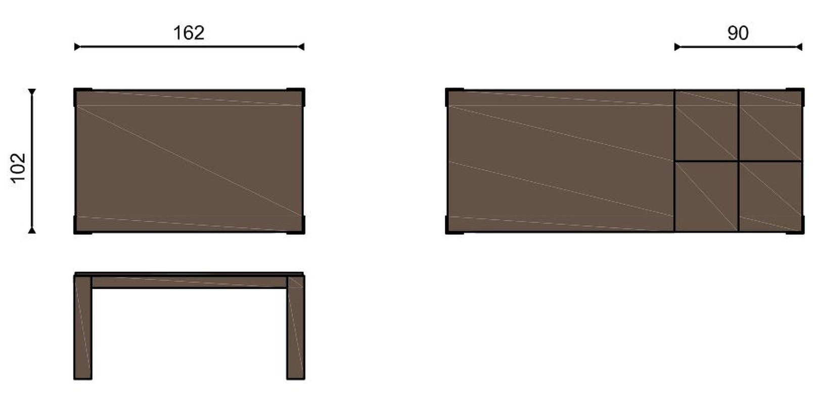 Обеденный стол раздвижной от LOYRA, LR.DT.NN.96
