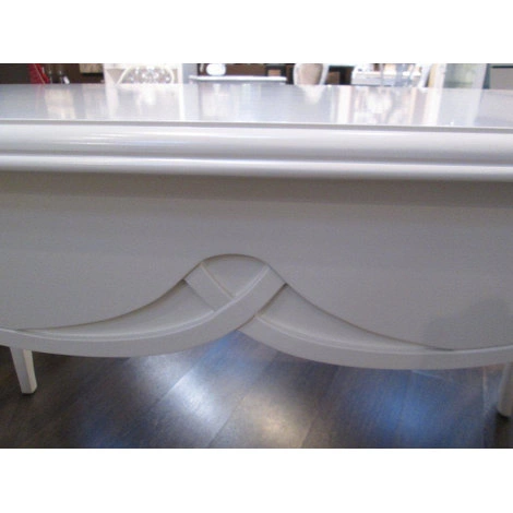 Письменный стол отделка молочно-белый матовый лак от BREVIO SALOTTI, BS.WD.PO.17