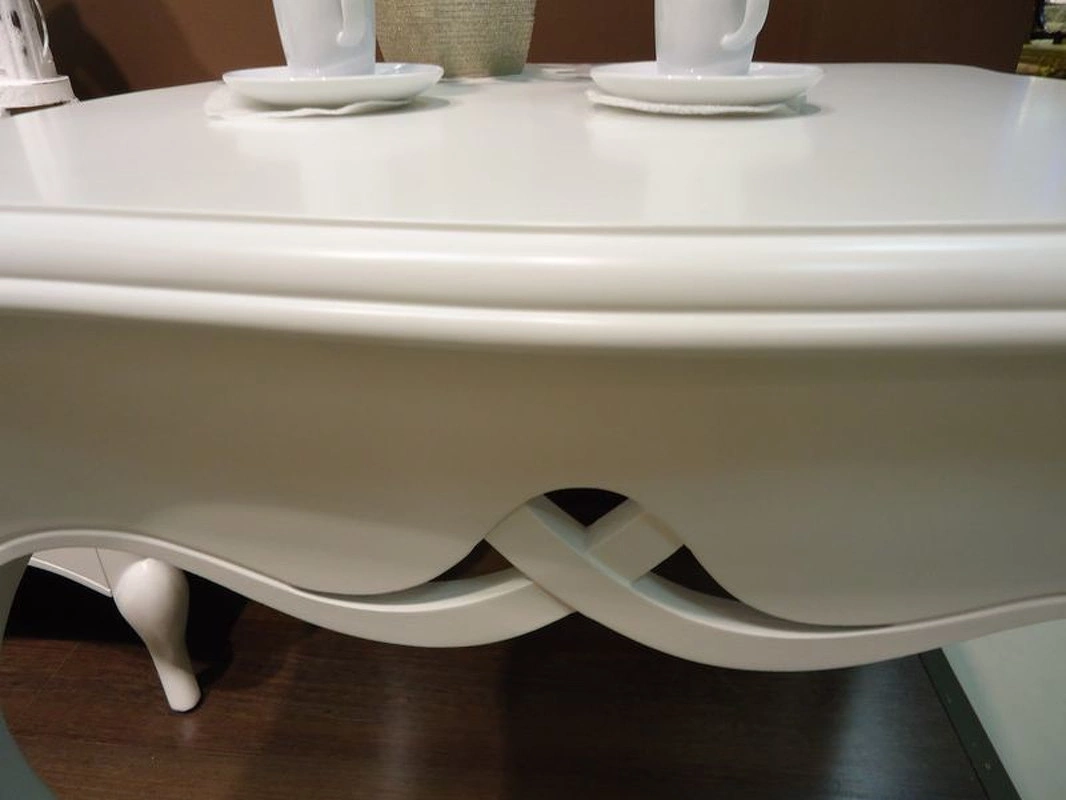 Приставной столик отделка молочно-белый матовый лак от BREVIO SALOTTI, BS.ST.PO.10
