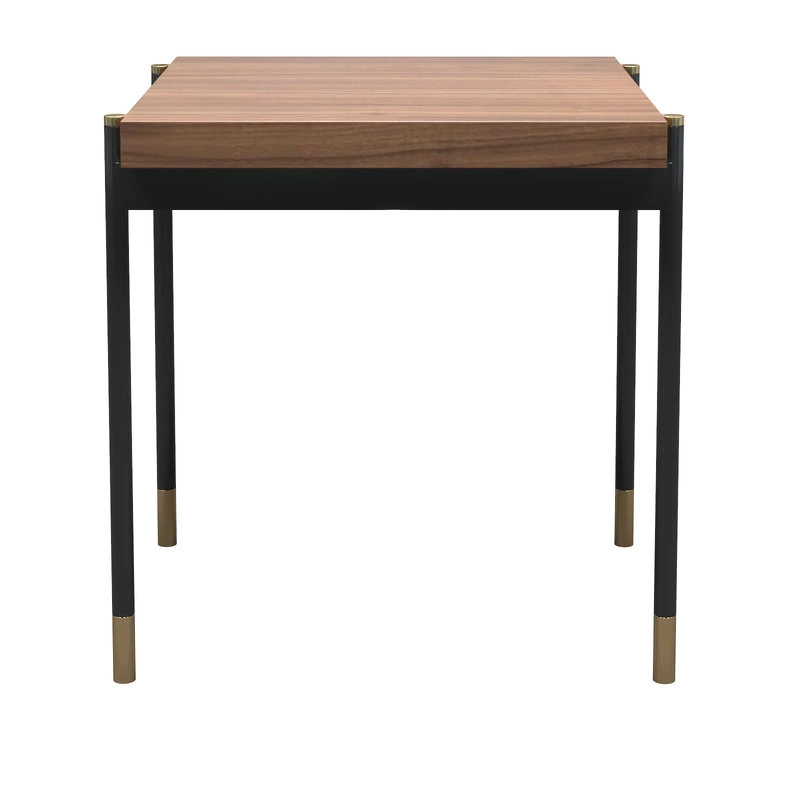 Приставной столик отделка шпон ореха F, черный матовый лак от MOD INTERIORS, MDI.ST.BS.41