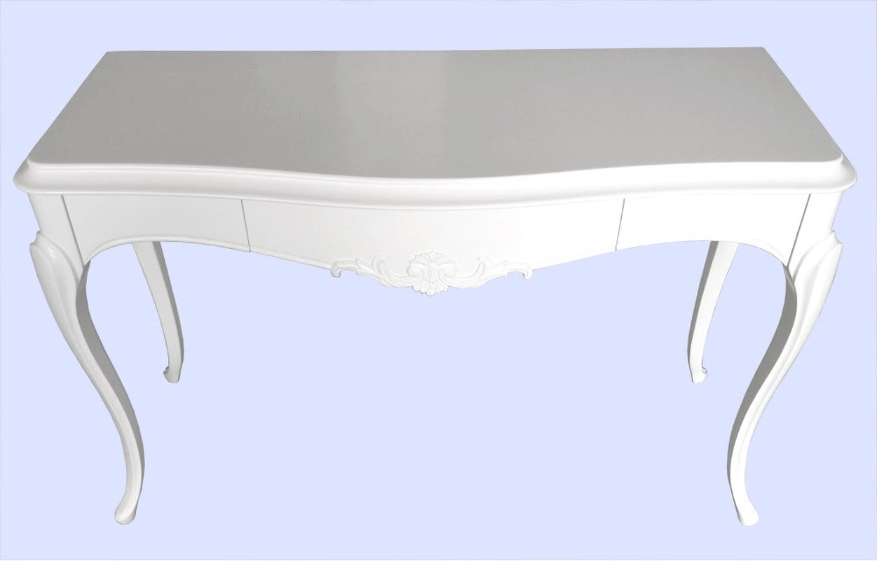 Туалетный столик отделка молочно-белый матовый лак от BREVIO SALOTTI, BS.LDT.FR.5