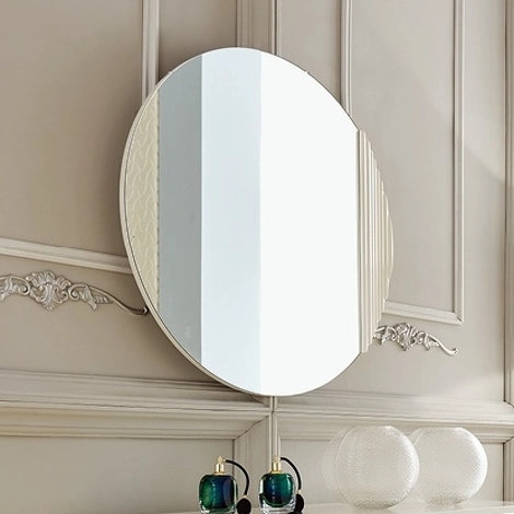 Зеркало отделка белый блестящий лак от FRATELLI BARRI, FB.MR.RIM.224