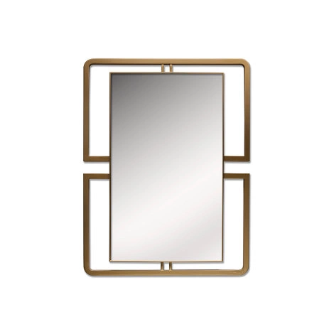 Зеркало Claire отделка глянцевый золото лак, белое зеркало от FRATELLI BARRI, FB.MR.CR.17