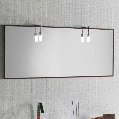 Зеркало с двумя лампами СНЯТО С ПРОИЗВОДСТВА от LEGNOBAGNO, LG.MR.GN.142
