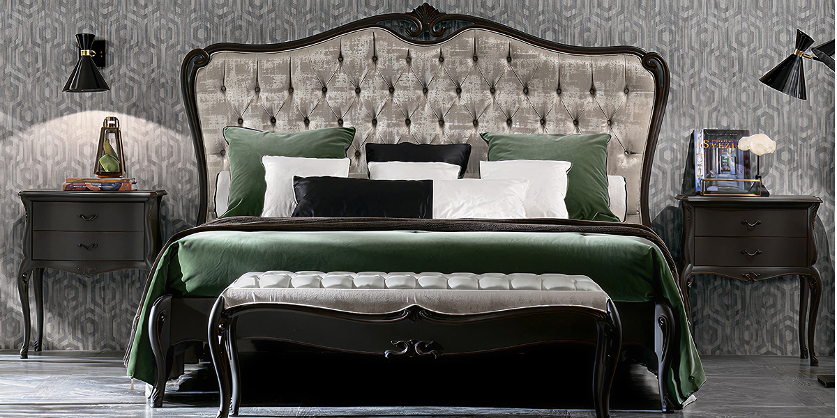 Изысканная спальня с элегантной мебелью от европейских брендов