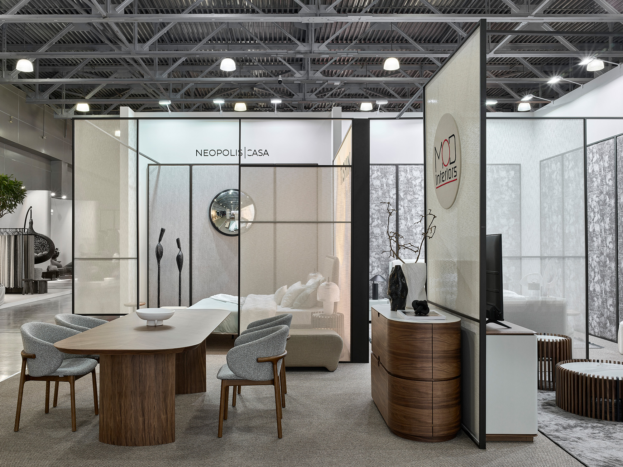 Стенд Neopolis Casa и MOD Interiors с коллекцией TISHINA на выставке ARTDOM 2026