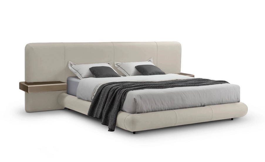 Кровать с решёткой из коллекции Timeless Fratelli Bardi, отделка — ткань